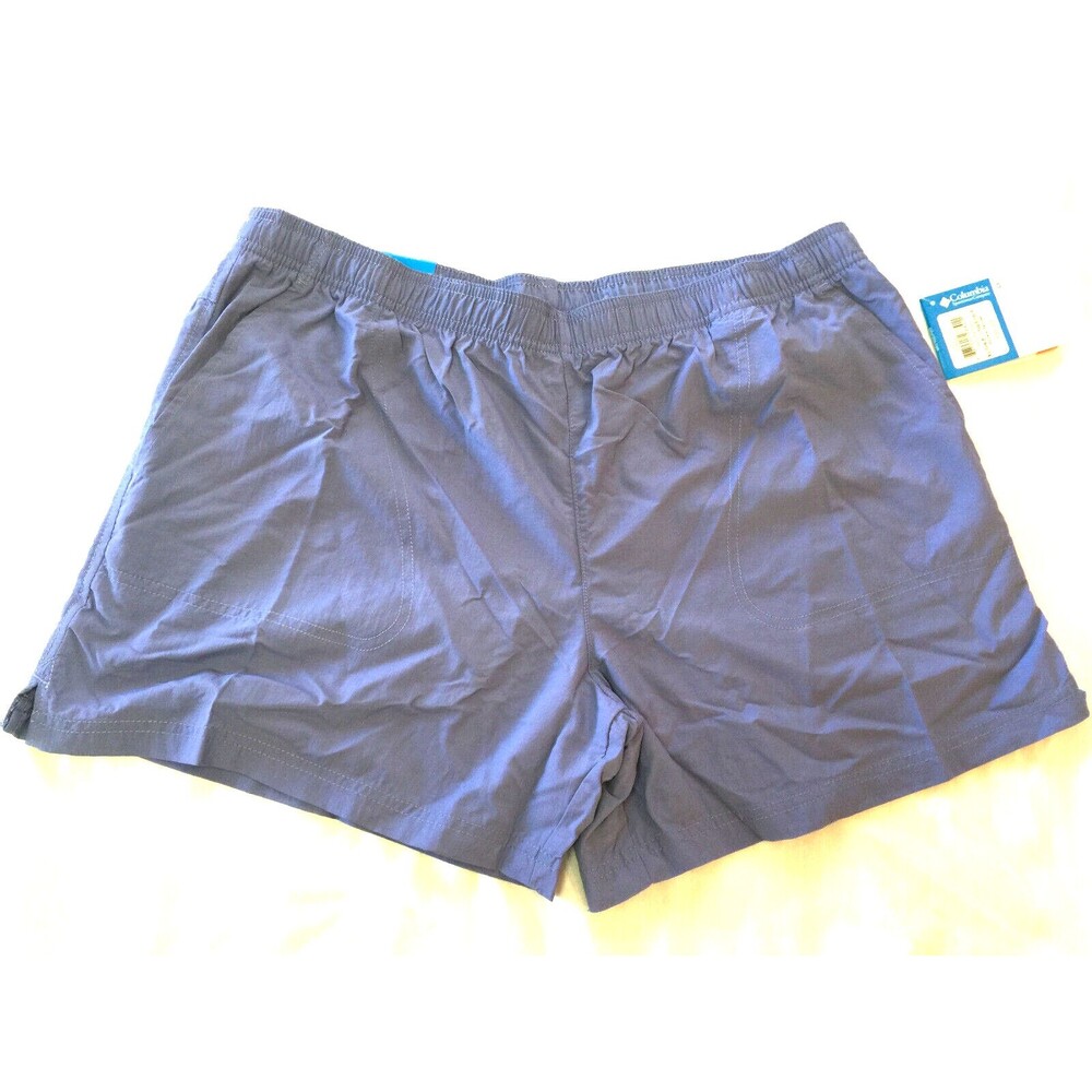 NWT COLUMBIA WALNUT RIVER WOMENS NYLON UNLINED SHORTS SIZE XL